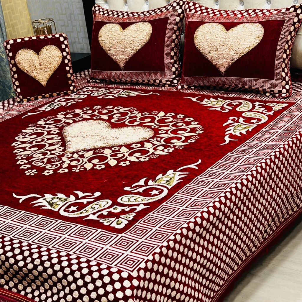 4Pc Velvet Bedsheet