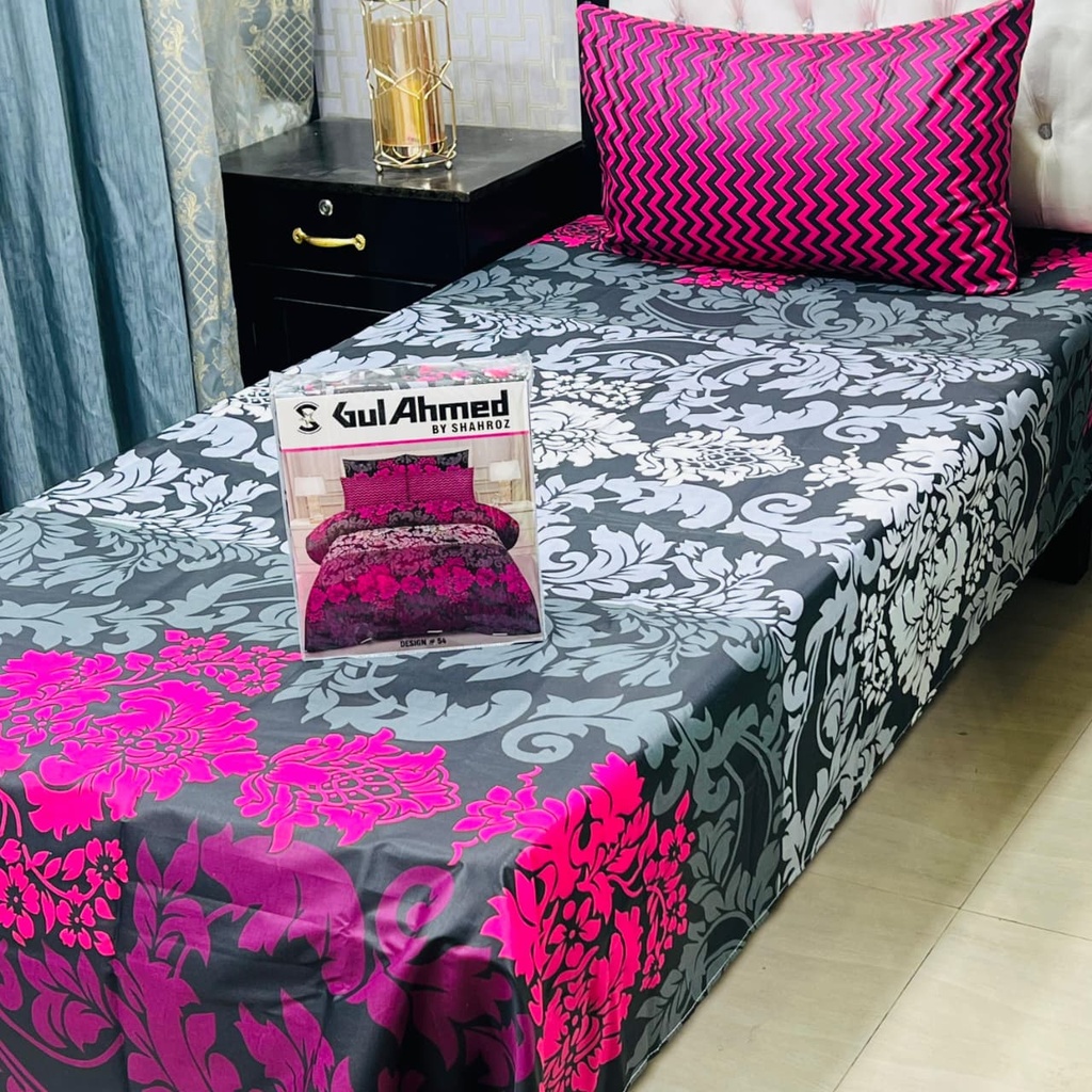Mix Cotton Single Bedsheet