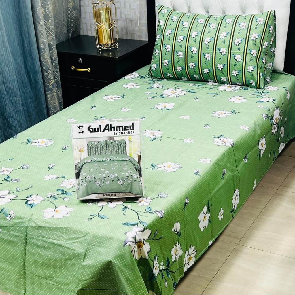 Mix Cotton Single Bedsheet