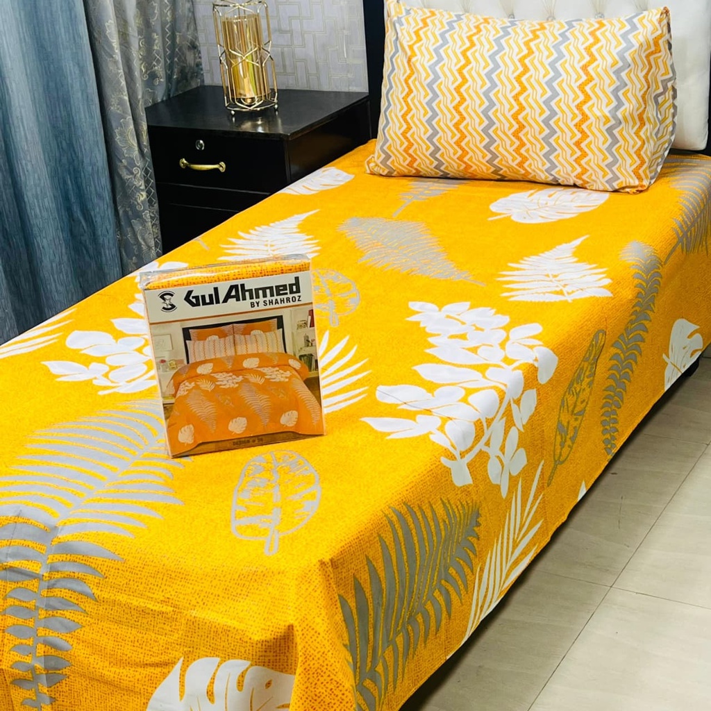 Mix Cotton Single Bedsheet