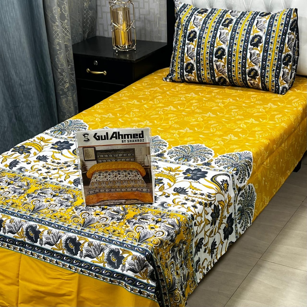 Mix Cotton Single Bedsheet