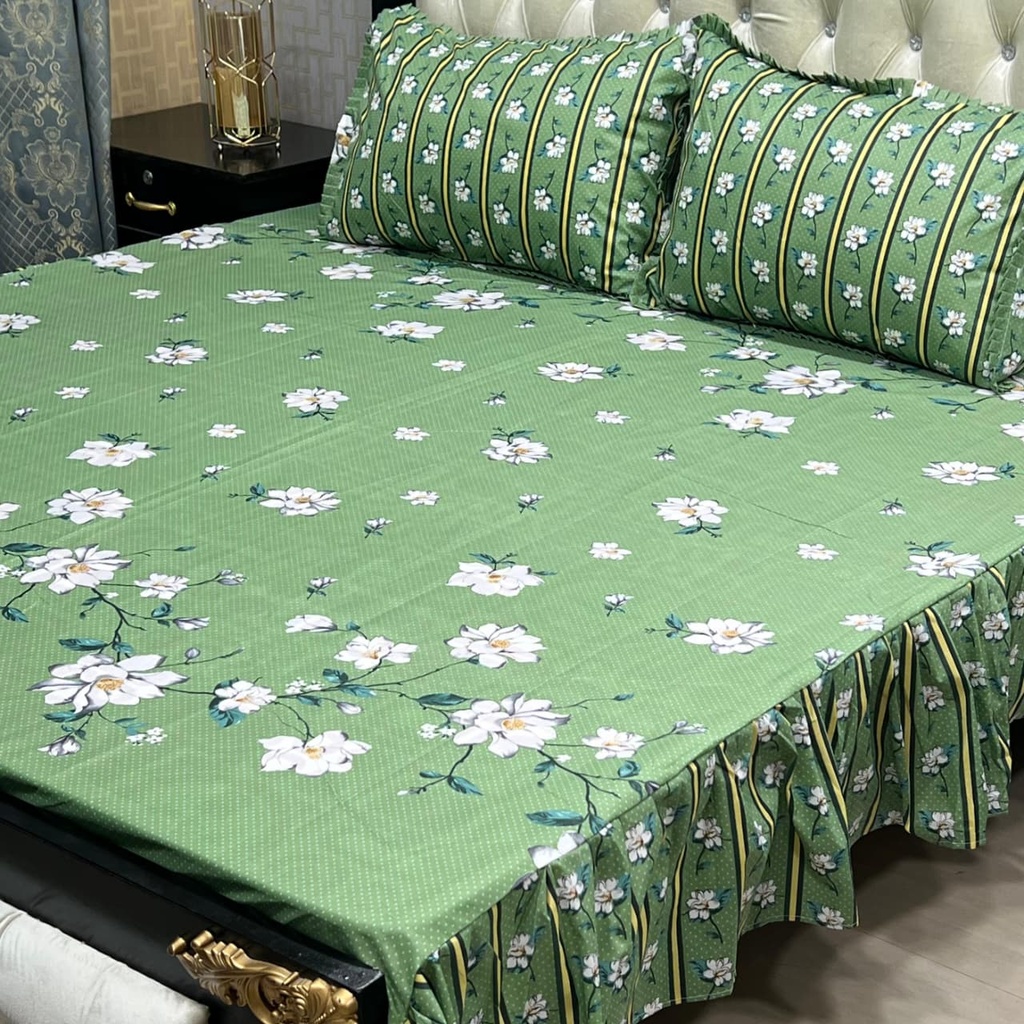 3PC Frill Bedsheet