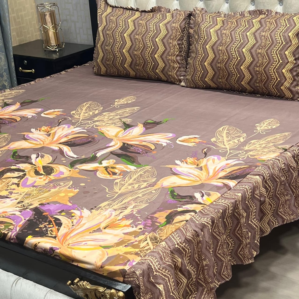 3PC Frill Bedsheet