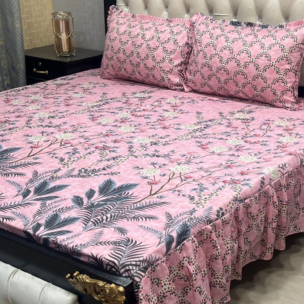 3PC Frill Bedsheet