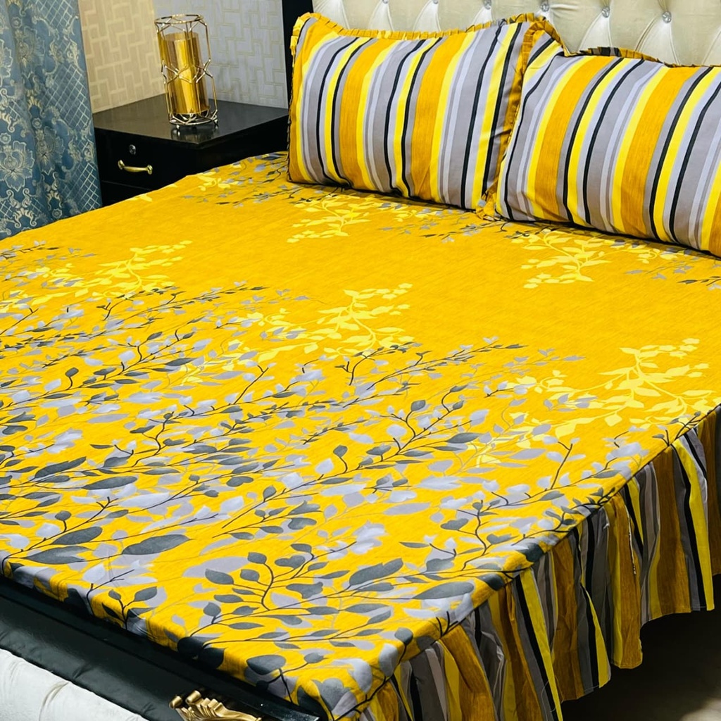 3PC Frill Bedsheet