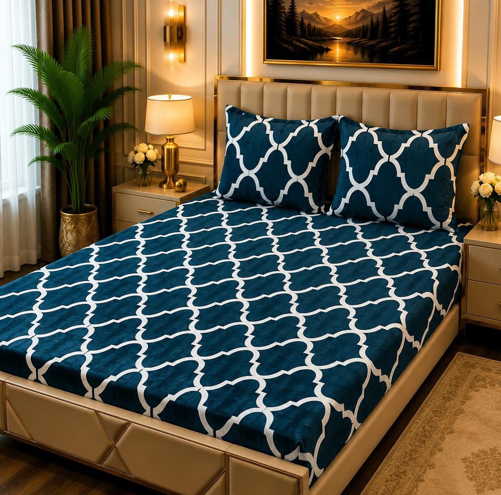 3Pc Fleece Bedsheet