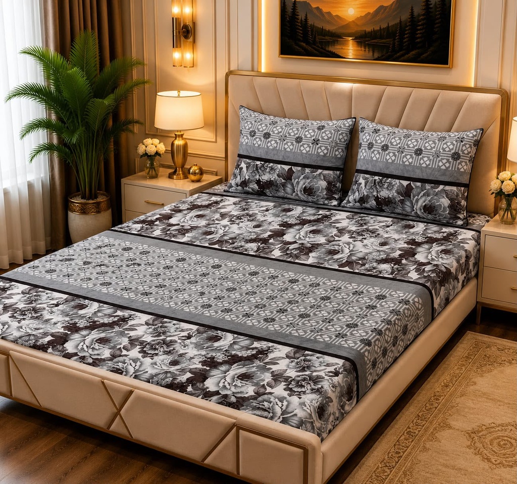 3Pc Fleece Bedsheet