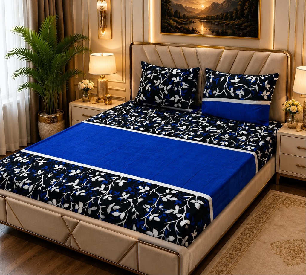 3Pc Fleece Bedsheet