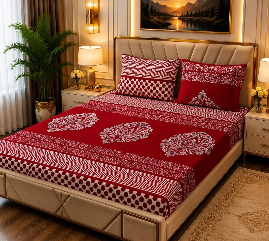 3Pc Fleece Bedsheet
