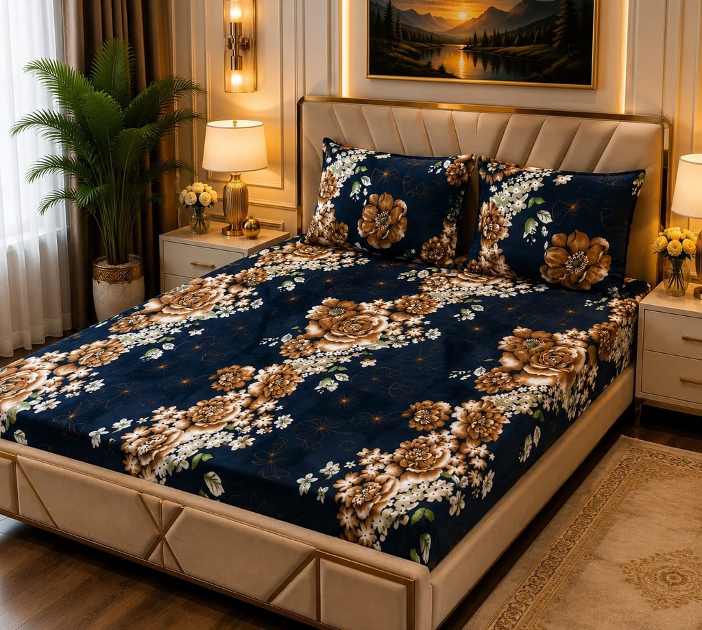 3Pc Fleece Bedsheet