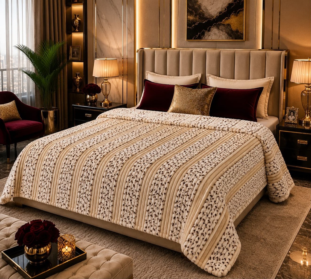 Premium Printed Puffy AC Blanket