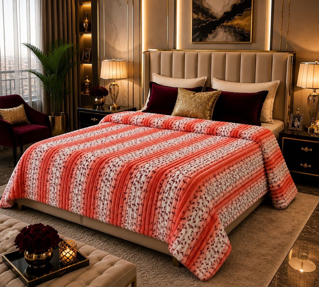 Premium Printed Puffy AC Blanket