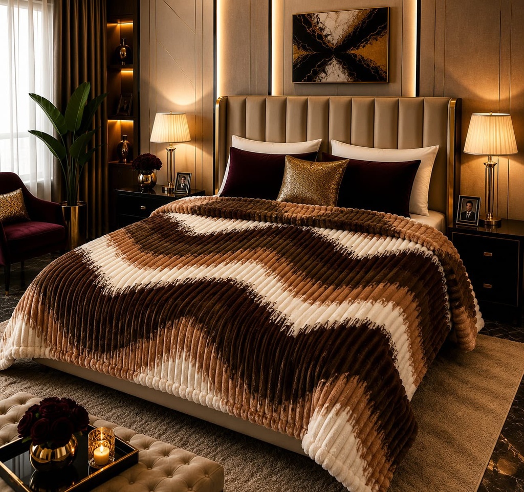 Premium Printed Puffy AC Blanket