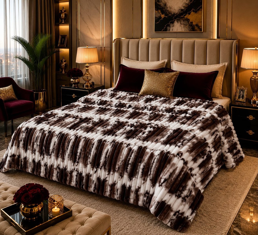 Premium Printed Puffy AC Blanket
