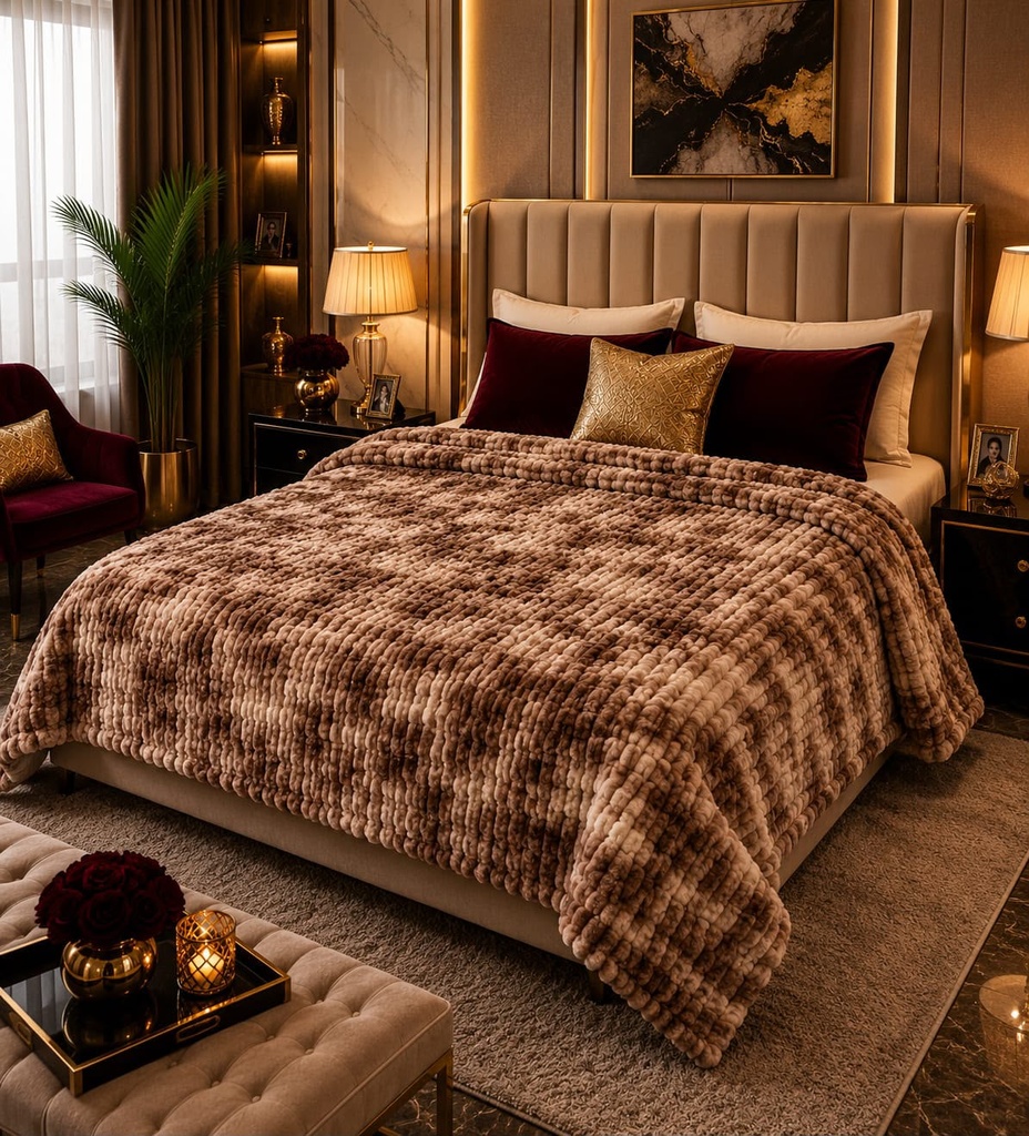 Premium Printed Puffy AC Blanket